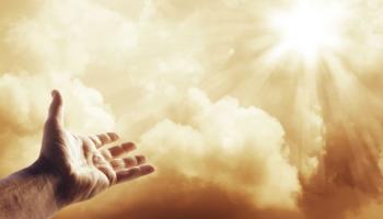 hand toward heaven